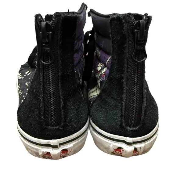 Vans x Disney Nightmare Before Christmas High Top Sneakers Kids 4 Jack Skellingt - Picture 6 of 10